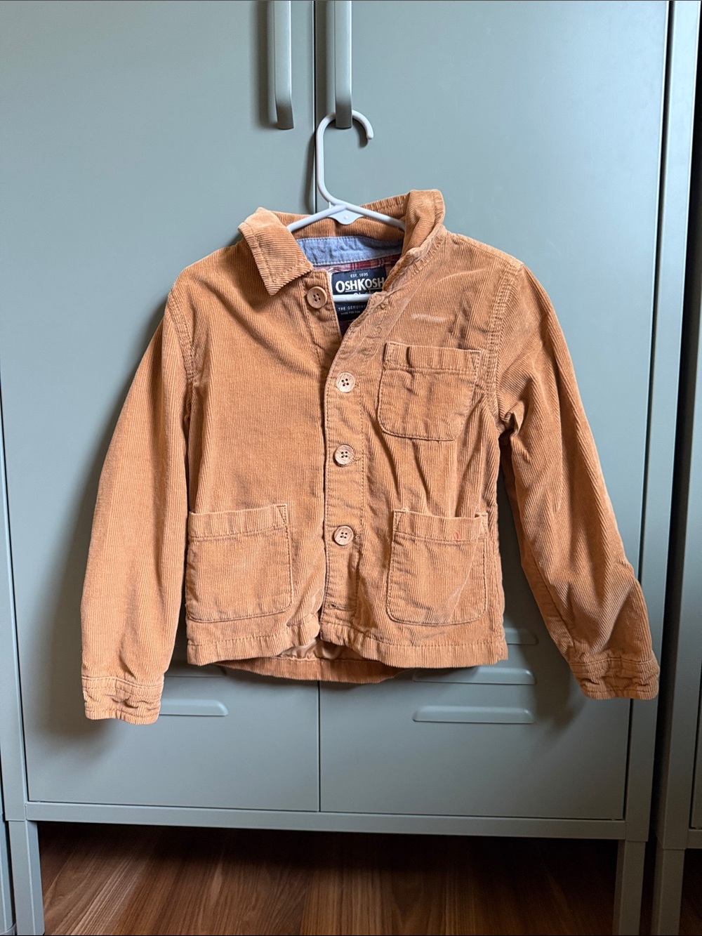 OshKosh B'gosh Light Brown Corduroy Kids Jacket
